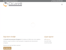 Tablet Screenshot of cicarelli-instrumentos.com